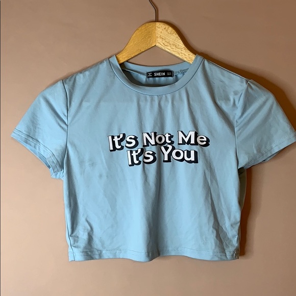 BABY BLUE ‘SHEIN’ CROP TOP!!! - Picture 4 of 6